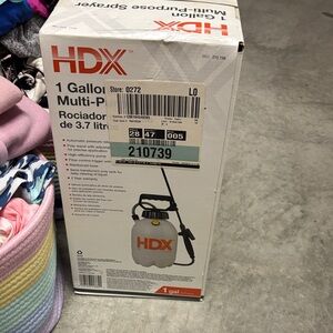 HDX 1 gallon multi purpose sprayer- brand new in box